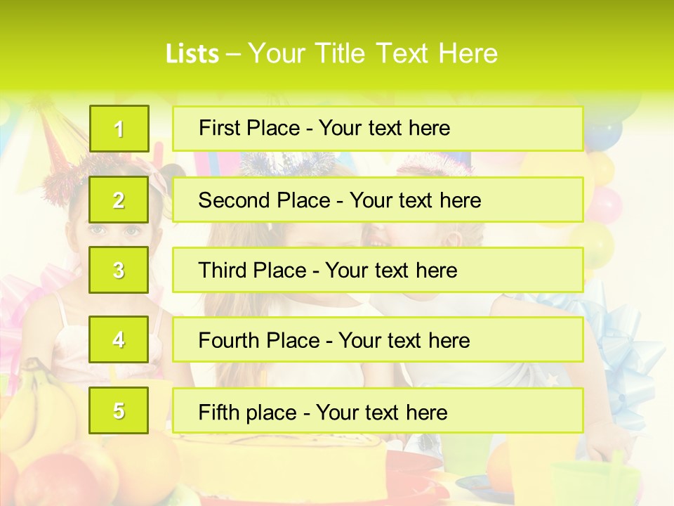 Bakery Cake Red PowerPoint Template