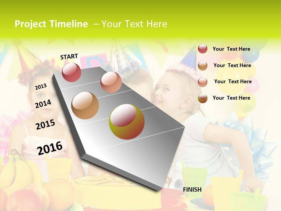 Bakery Cake Red PowerPoint Template