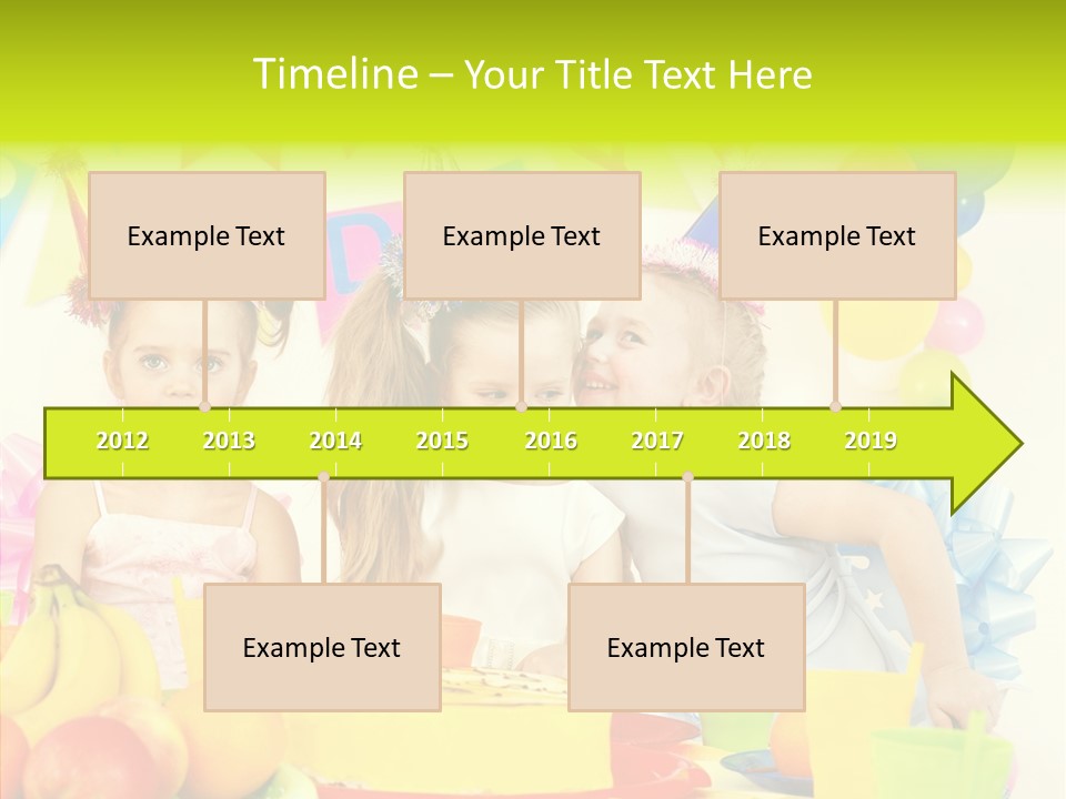 Bakery Cake Red PowerPoint Template