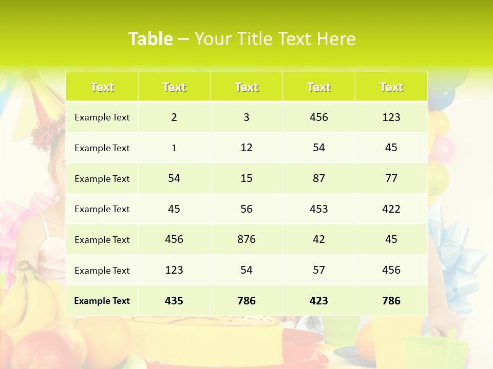 Bakery Cake Red PowerPoint Template