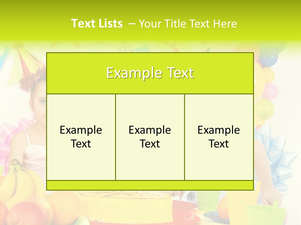 Bakery Cake Red PowerPoint Template
