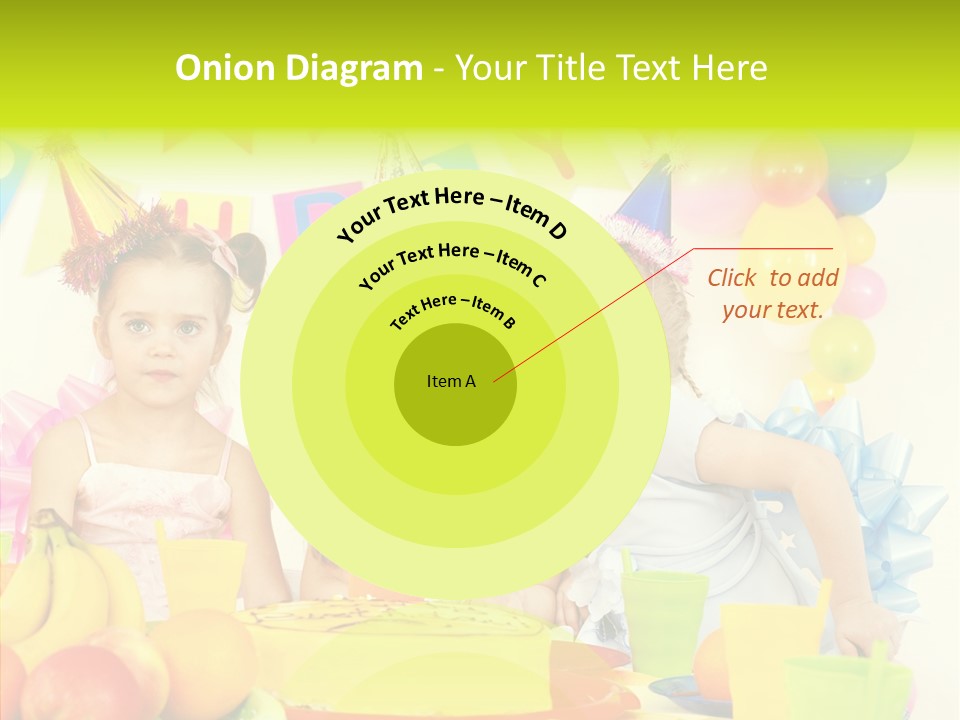 Bakery Cake Red PowerPoint Template