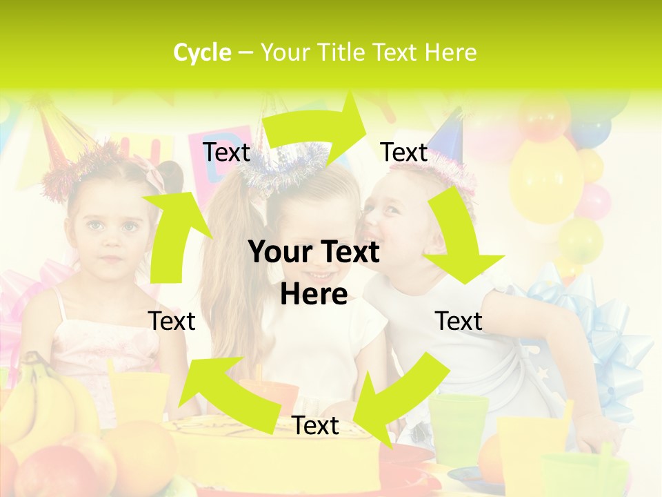 Bakery Cake Red PowerPoint Template