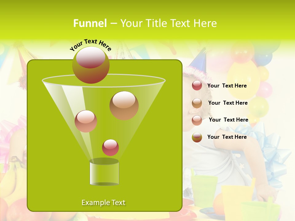 Bakery Cake Red PowerPoint Template