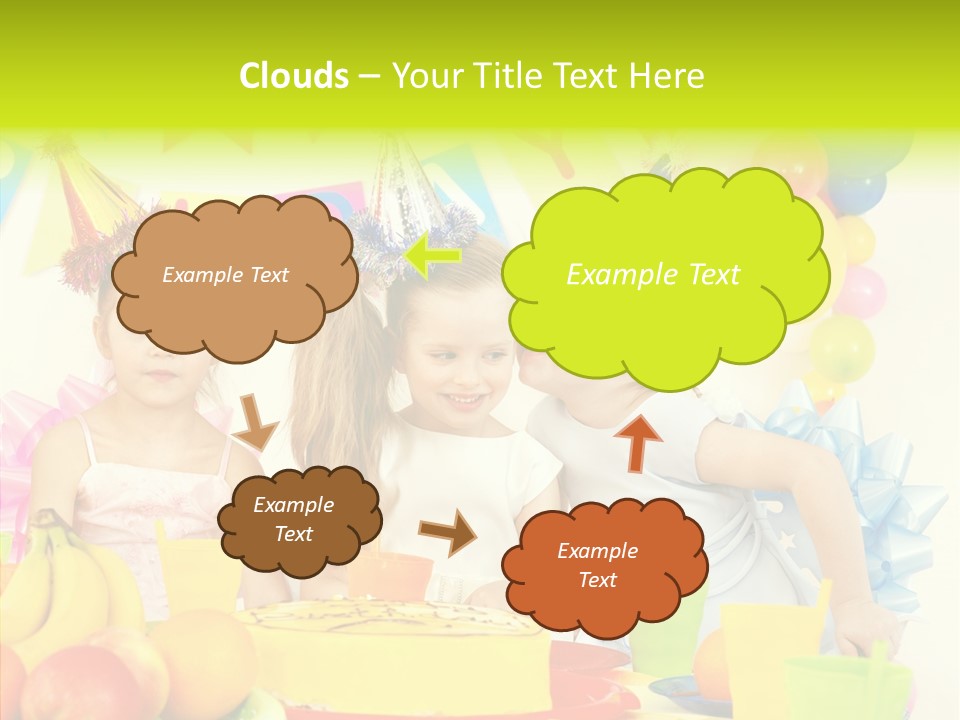 Bakery Cake Red PowerPoint Template