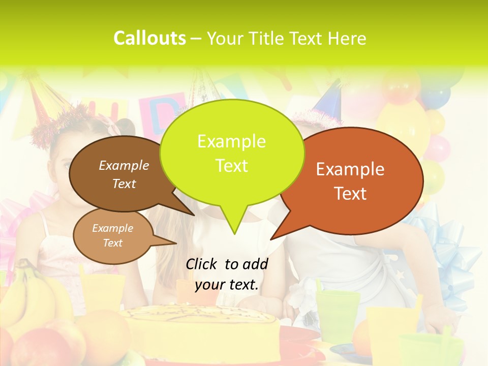 Bakery Cake Red PowerPoint Template