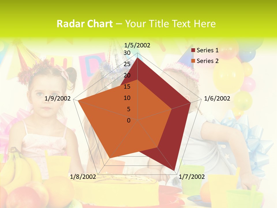 Bakery Cake Red PowerPoint Template