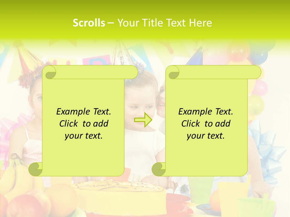 Bakery Cake Red PowerPoint Template