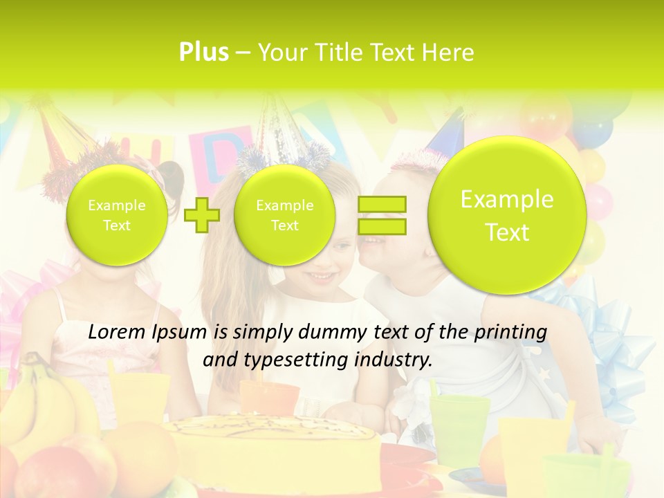 Bakery Cake Red PowerPoint Template