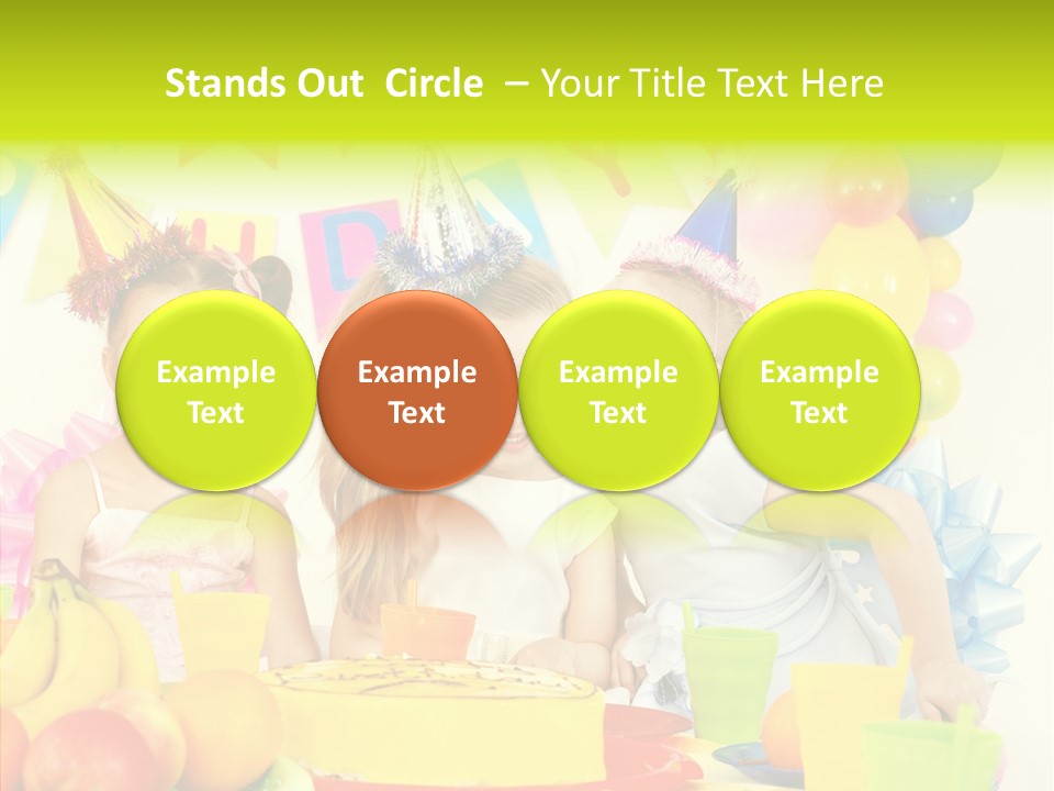 Bakery Cake Red PowerPoint Template