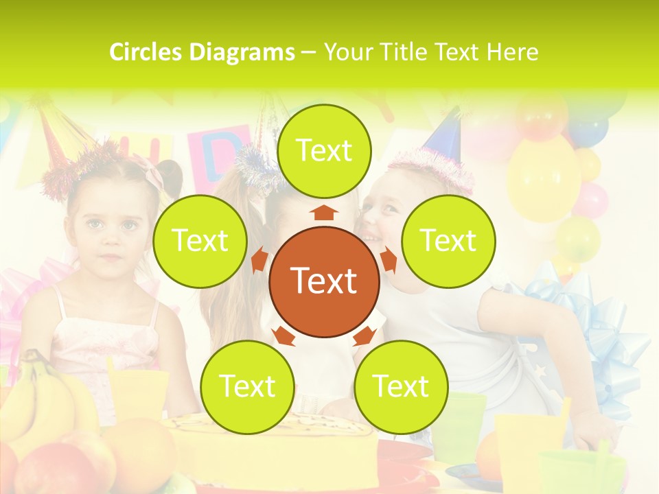 Bakery Cake Red PowerPoint Template