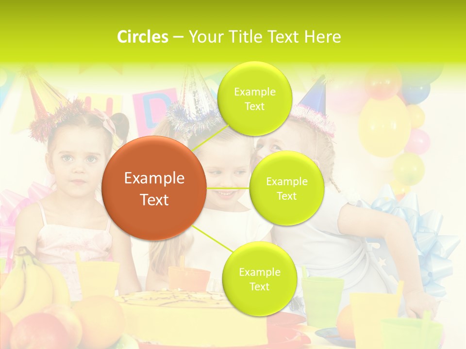 Bakery Cake Red PowerPoint Template