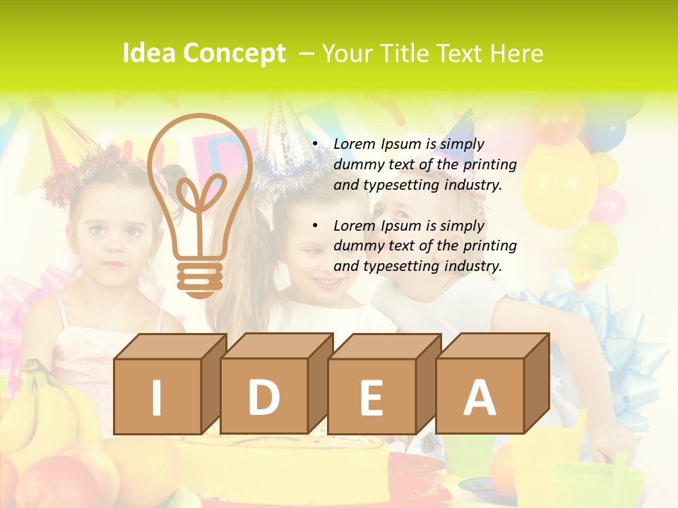 Bakery Cake Red PowerPoint Template