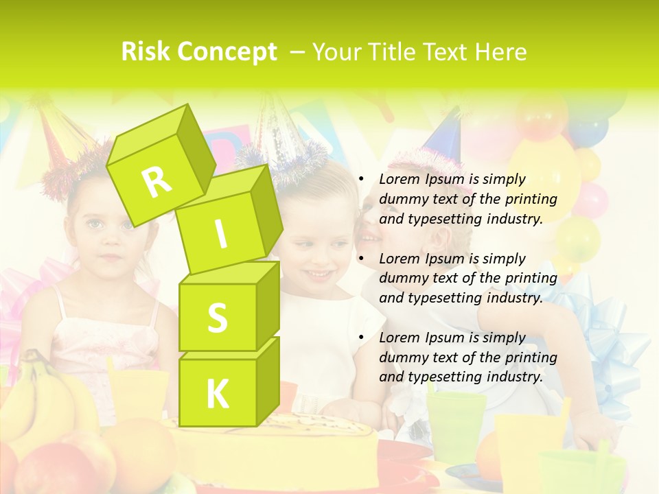 Bakery Cake Red PowerPoint Template