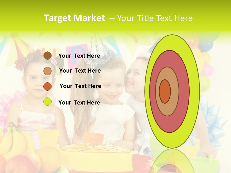 Bakery Cake Red PowerPoint Template