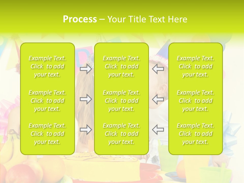 Bakery Cake Red PowerPoint Template