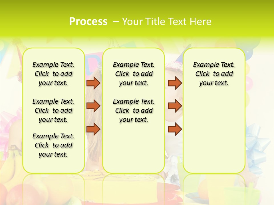 Bakery Cake Red PowerPoint Template