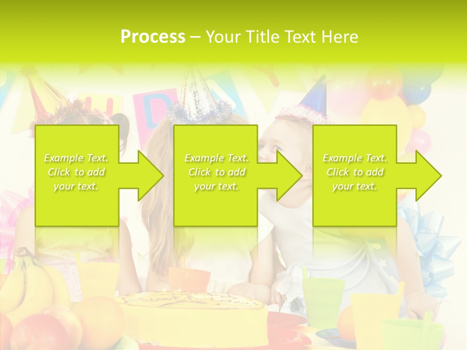 Bakery Cake Red PowerPoint Template