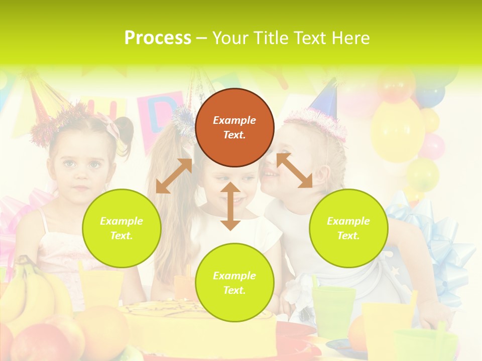 Bakery Cake Red PowerPoint Template