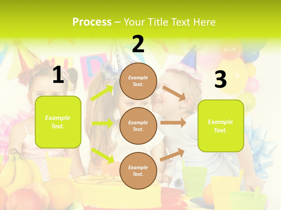 Bakery Cake Red PowerPoint Template