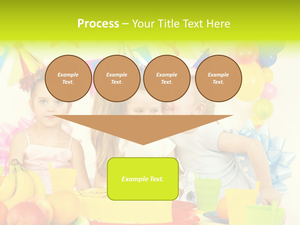 Bakery Cake Red PowerPoint Template