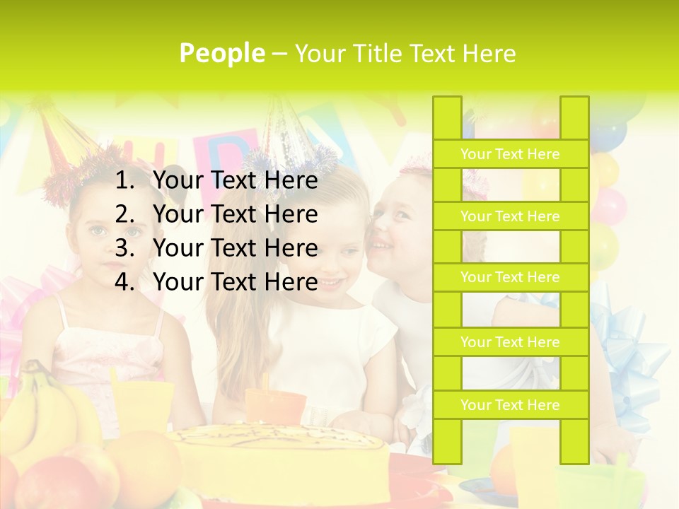 Bakery Cake Red PowerPoint Template