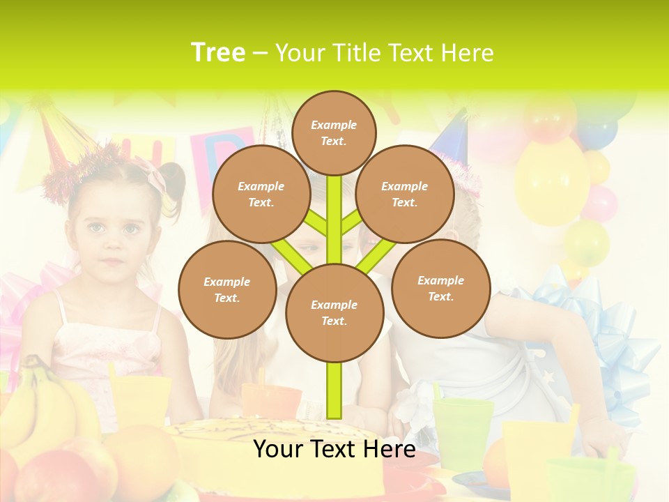 Bakery Cake Red PowerPoint Template