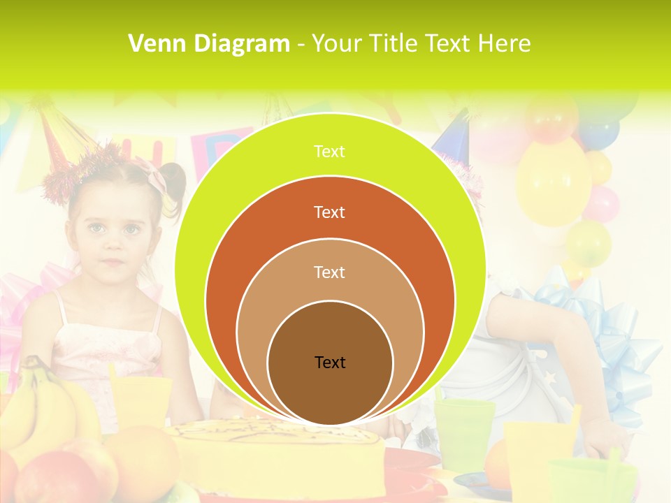 Bakery Cake Red PowerPoint Template