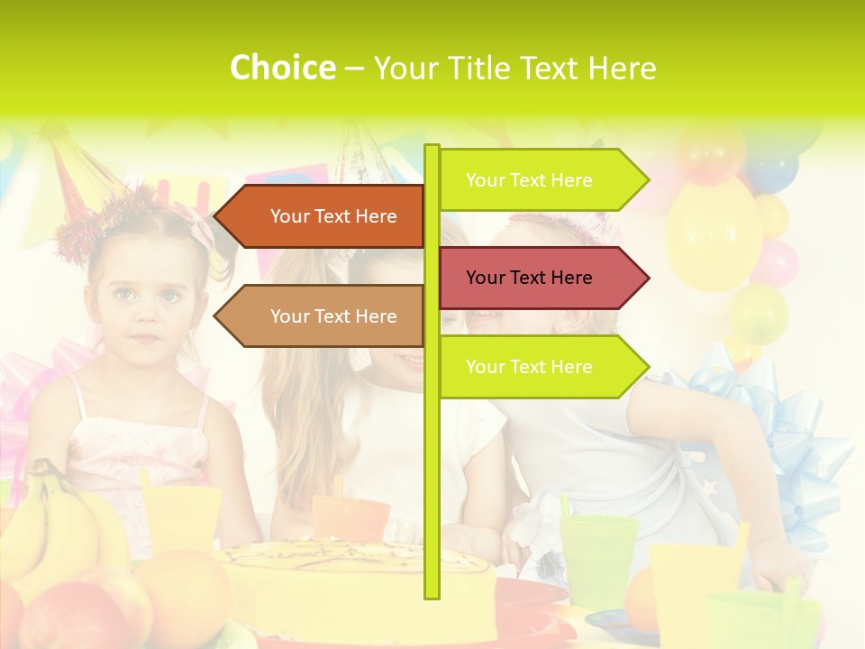 Bakery Cake Red PowerPoint Template