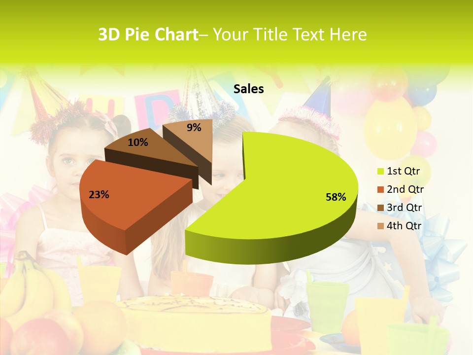 Bakery Cake Red PowerPoint Template