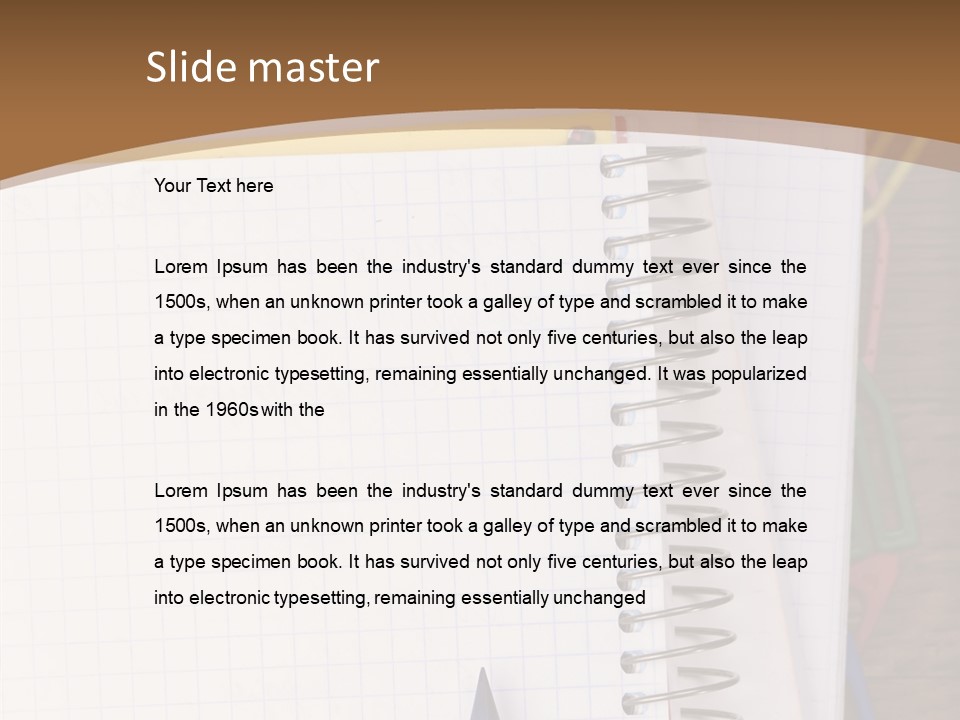 Education Cork Eraser PowerPoint Template