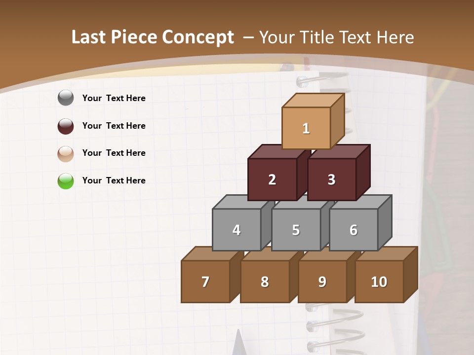Education Cork Eraser PowerPoint Template