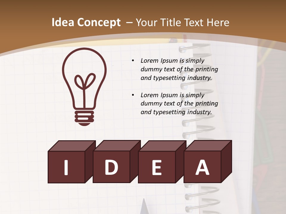Education Cork Eraser PowerPoint Template