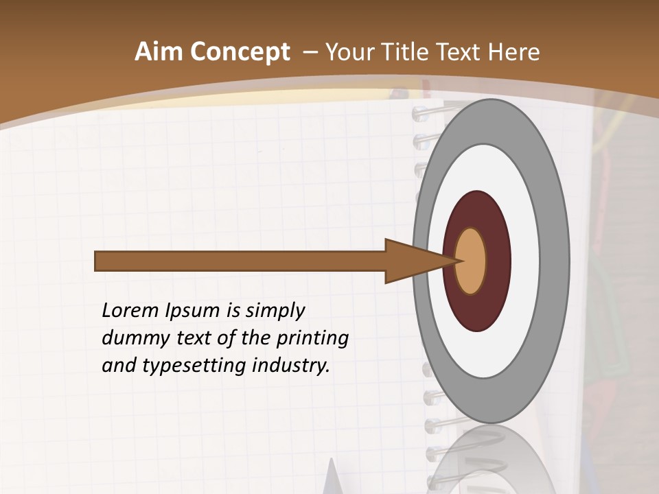 Education Cork Eraser PowerPoint Template