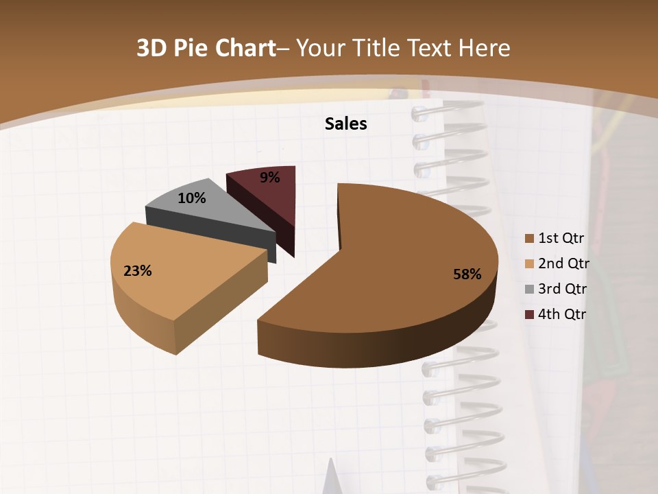 Education Cork Eraser PowerPoint Template