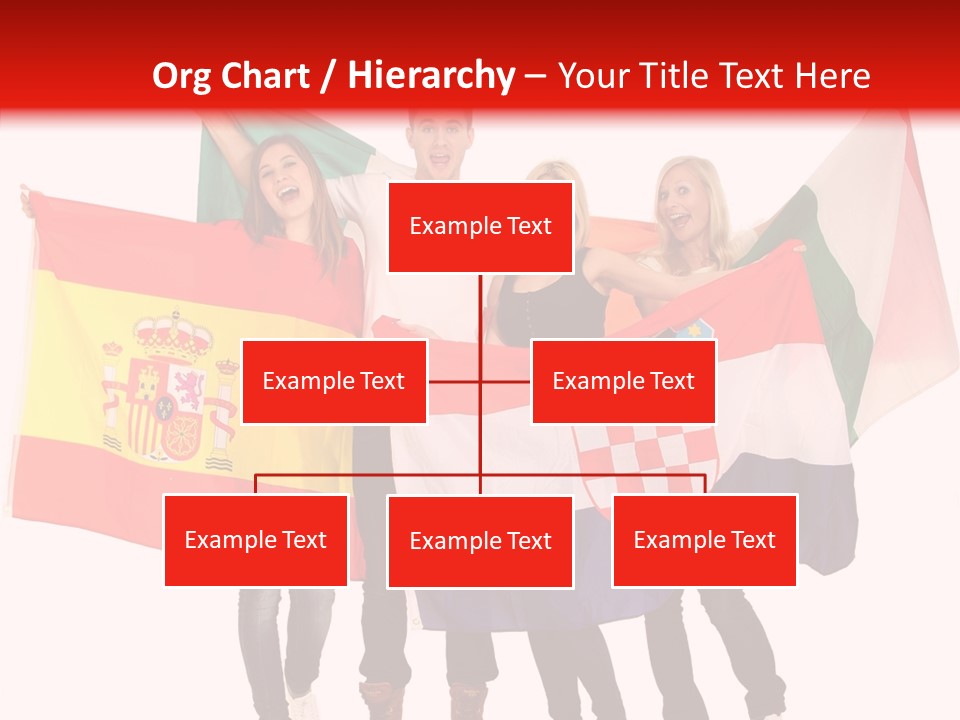 Fans Spain Women PowerPoint Template