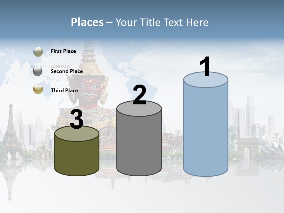 Pasture Landscape Thailand PowerPoint Template