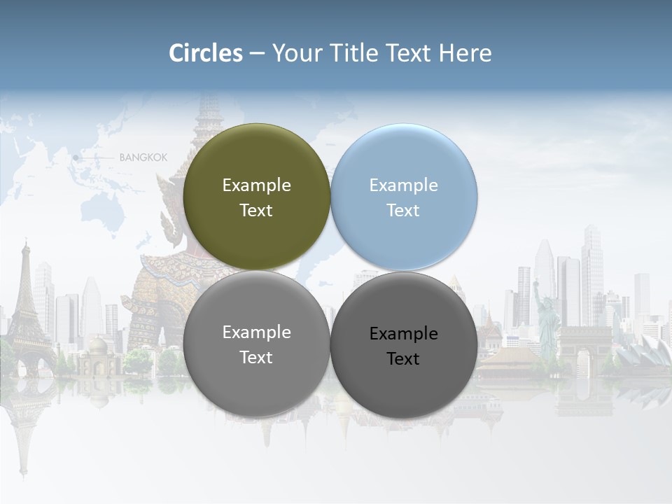 Pasture Landscape Thailand PowerPoint Template