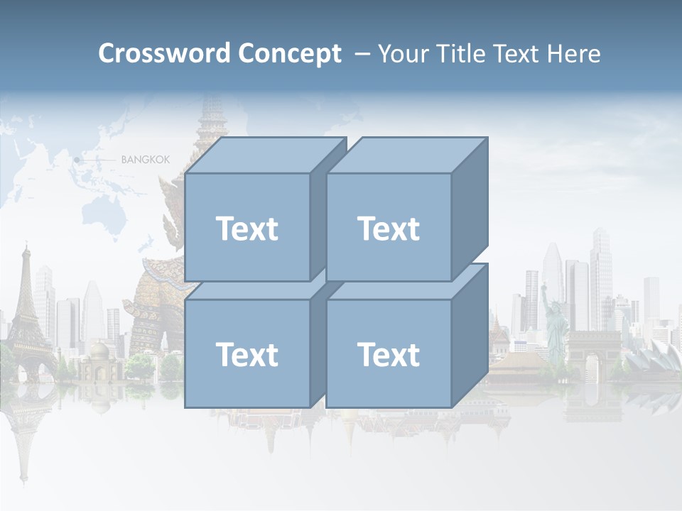 Pasture Landscape Thailand PowerPoint Template