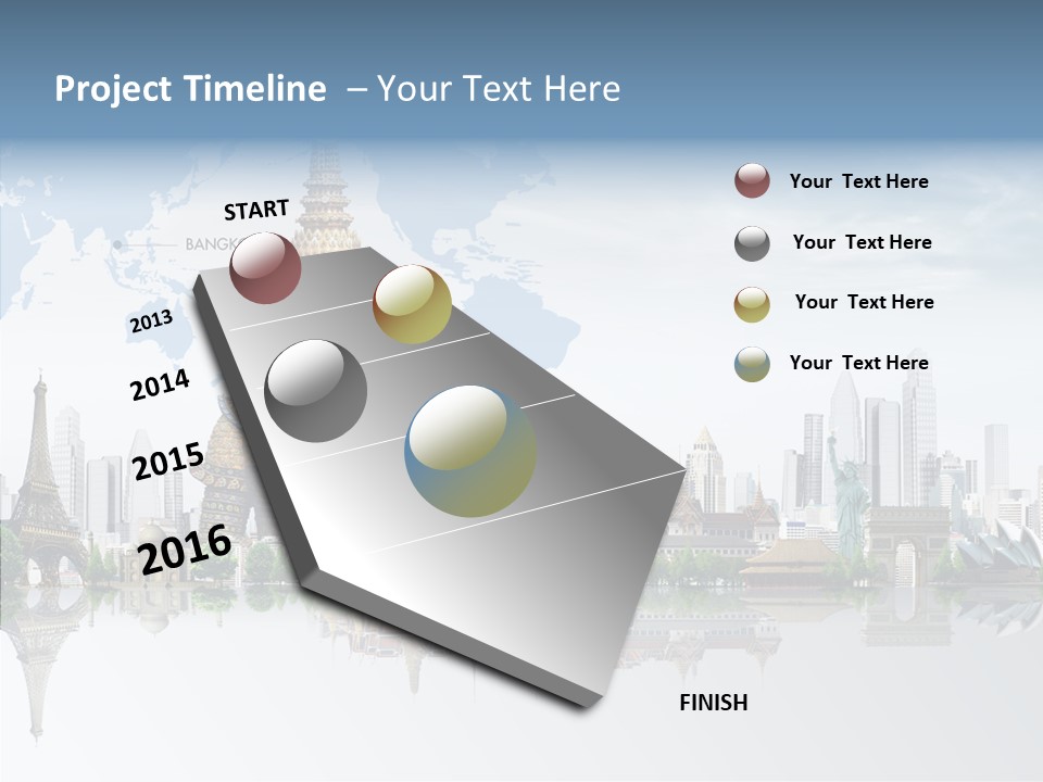 Pasture Landscape Thailand PowerPoint Template