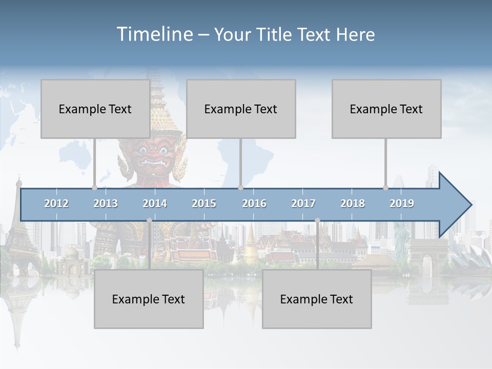 Pasture Landscape Thailand PowerPoint Template