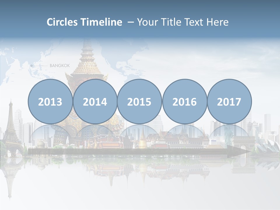 Pasture Landscape Thailand PowerPoint Template