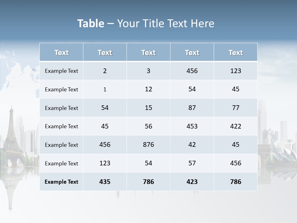 Pasture Landscape Thailand PowerPoint Template