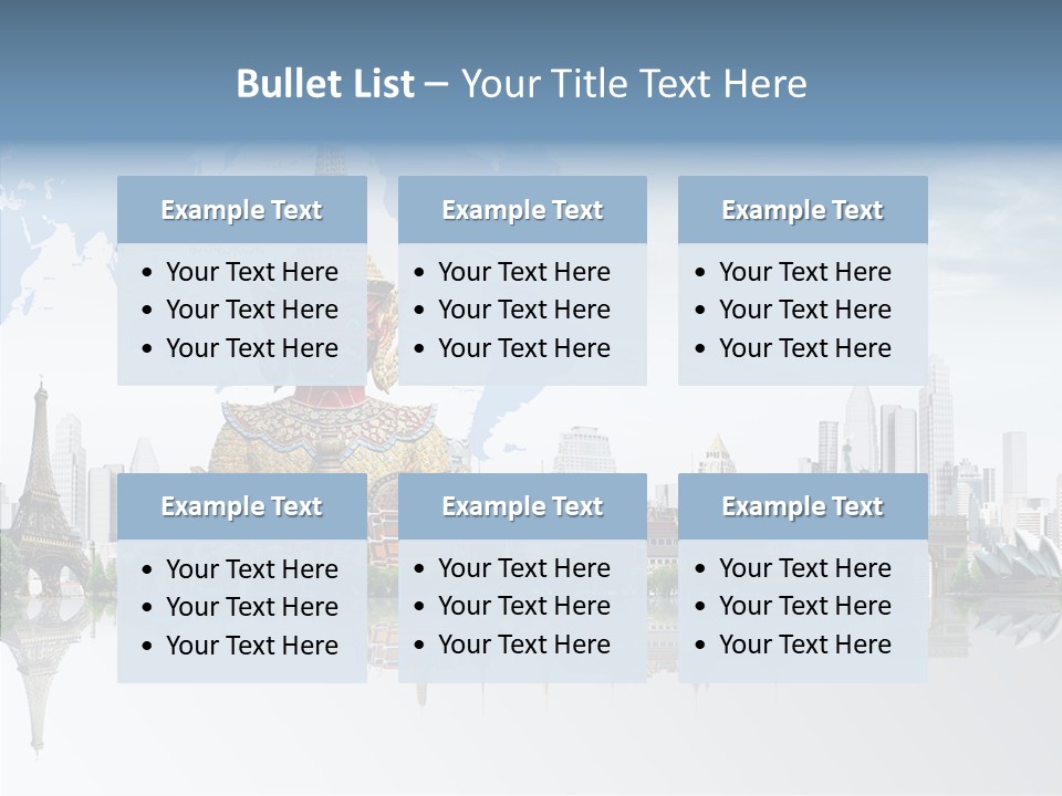 Pasture Landscape Thailand PowerPoint Template