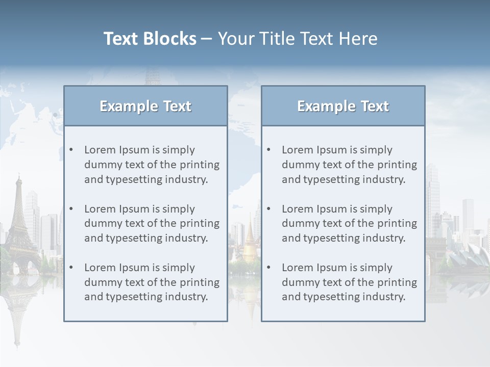Pasture Landscape Thailand PowerPoint Template