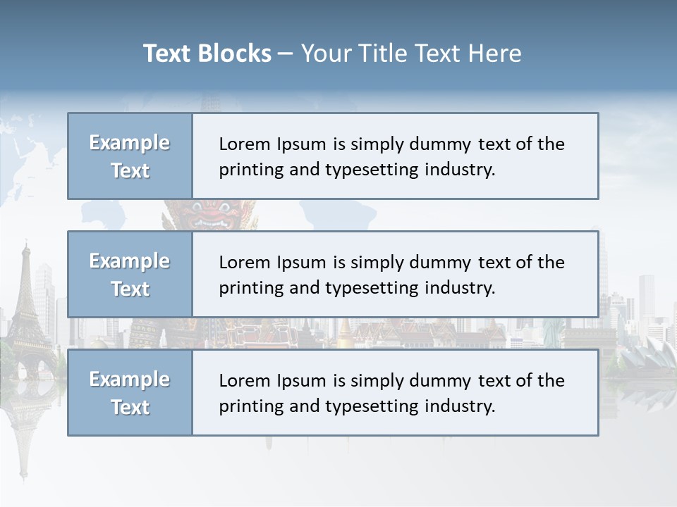 Pasture Landscape Thailand PowerPoint Template