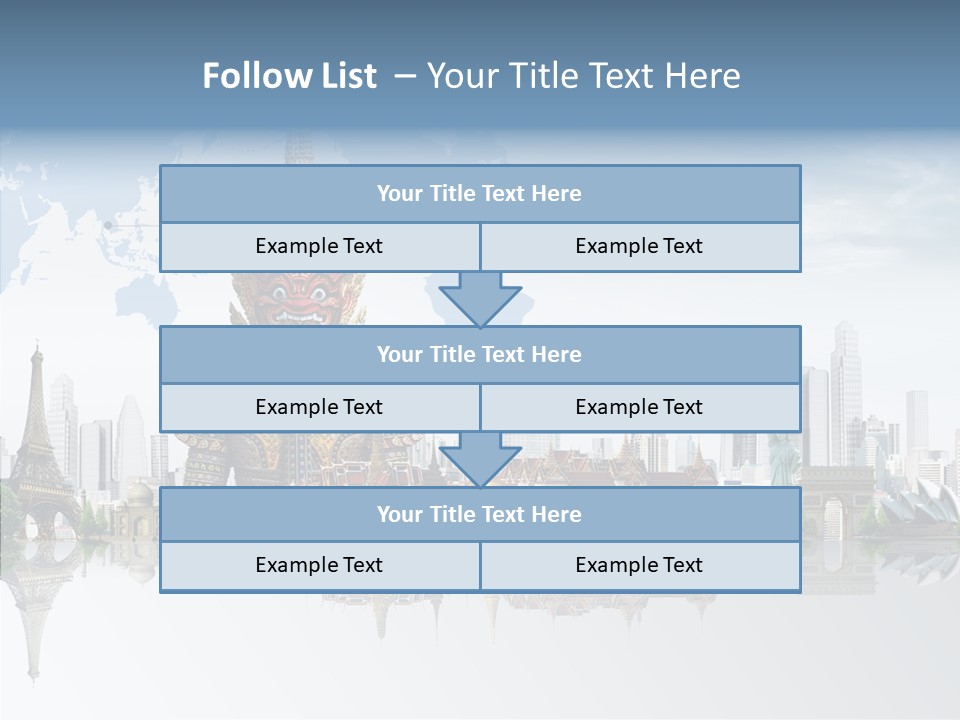 Pasture Landscape Thailand PowerPoint Template