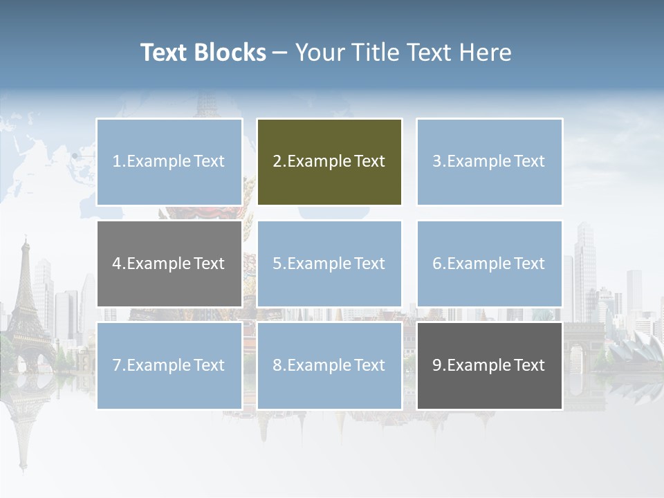 Pasture Landscape Thailand PowerPoint Template