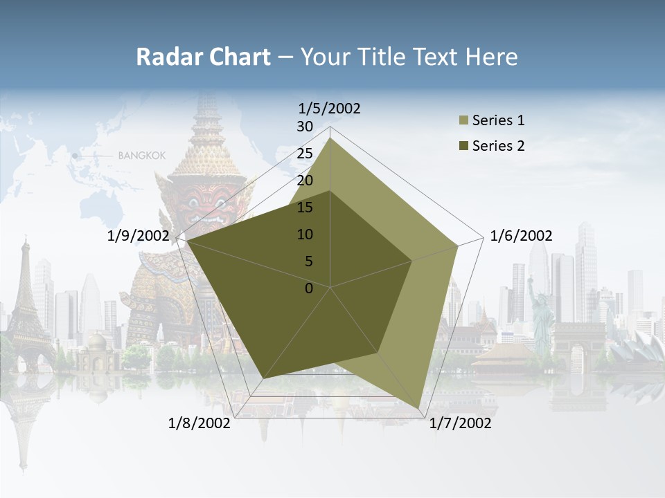 Pasture Landscape Thailand PowerPoint Template