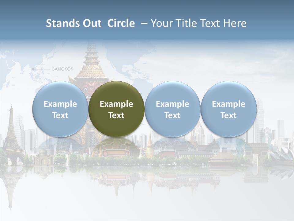 Pasture Landscape Thailand PowerPoint Template